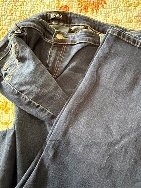 Buffalo David Bitton Navy Blue Jeans with Contrast Orange Stitching